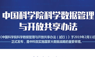 《中國科學院科學數(shù)據(jù)管理與開放共享辦法（試行）》印發(fā)